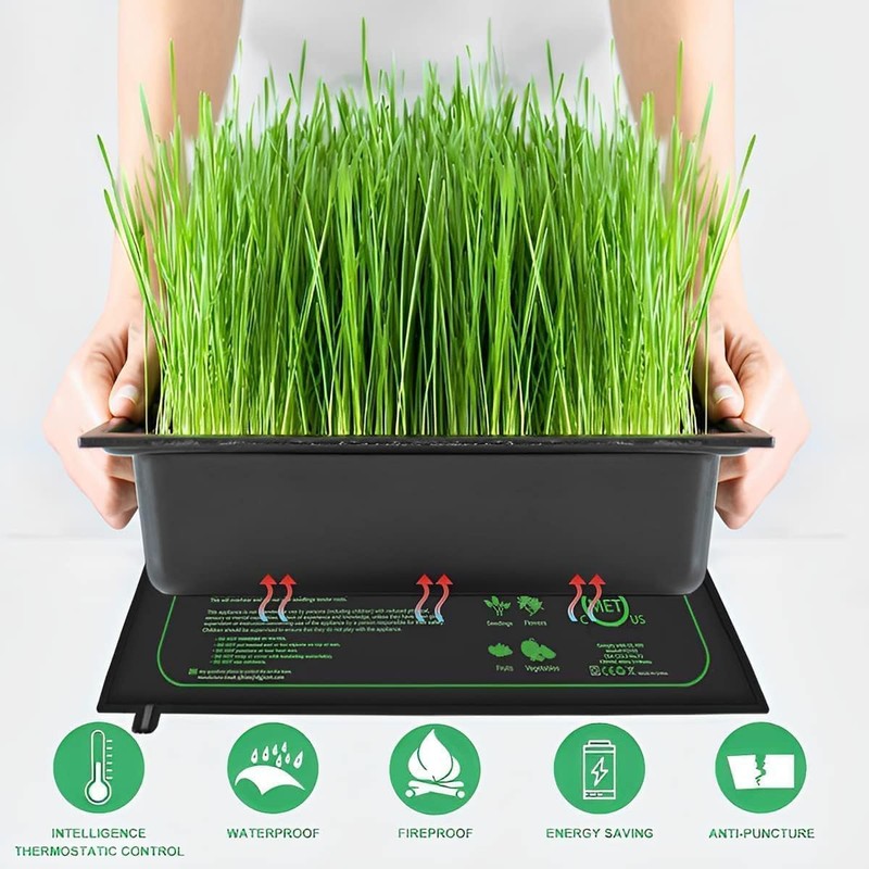 Seedling Heat Mat with Thermostat Durable Waterproof Heat Mat