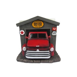 DWK Vintage Red Pickup Truck Kitchen Table Decorative Napkin Holder | Unique Napkin Holders for Tables | Dining Table Centerpiece Kitchen Accessories - 10"