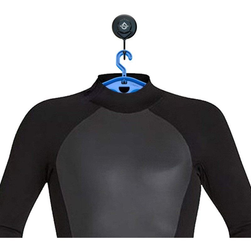 SURF LOGIC Surflogic Wetsuit Suction Hook, Gender-Free, Black, L