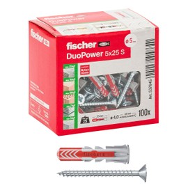 Fischer Italy SRL Dowels"DUOPOWER 5 S C/Screw