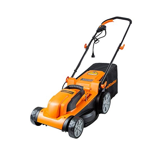 LawnMaster MEB1114K Electric Corded Lawn Mower 15-Inch 11AMP
