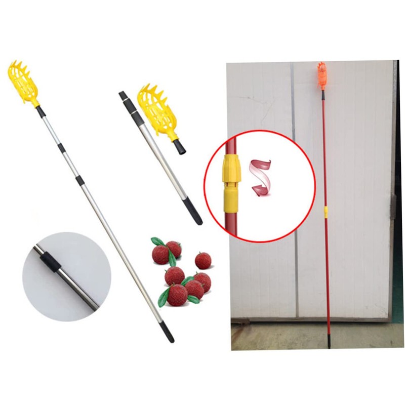 Parliky Set of 2 Cherry Pickers, Adjustable Berry Picker, Mango