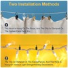PATIKIL 300 Pcs String Light Hanging Clips, Black Small Curtain