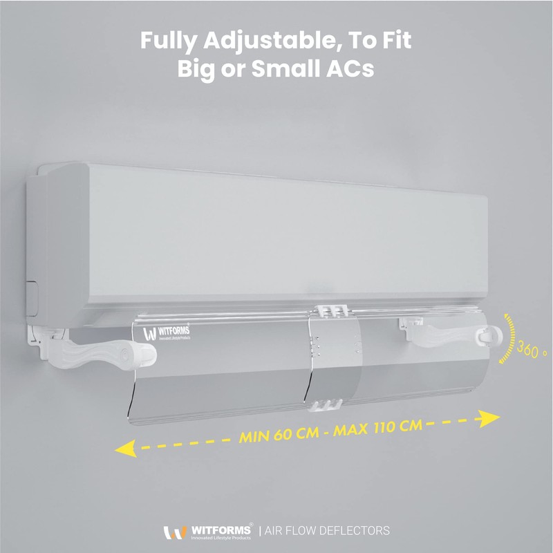 WITFORMS/PREMIUM PLUS - Adjustable AC air deflector suitable for split