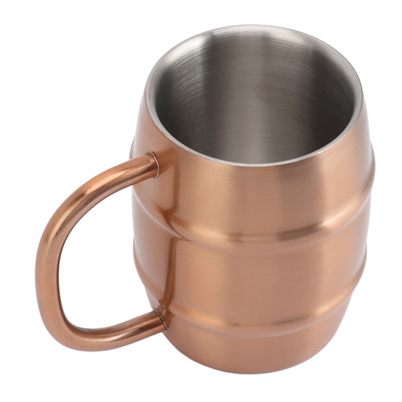 Stainless Steel Beer Mug Double Layer Insulation Multipurpose Safe Ergonomic