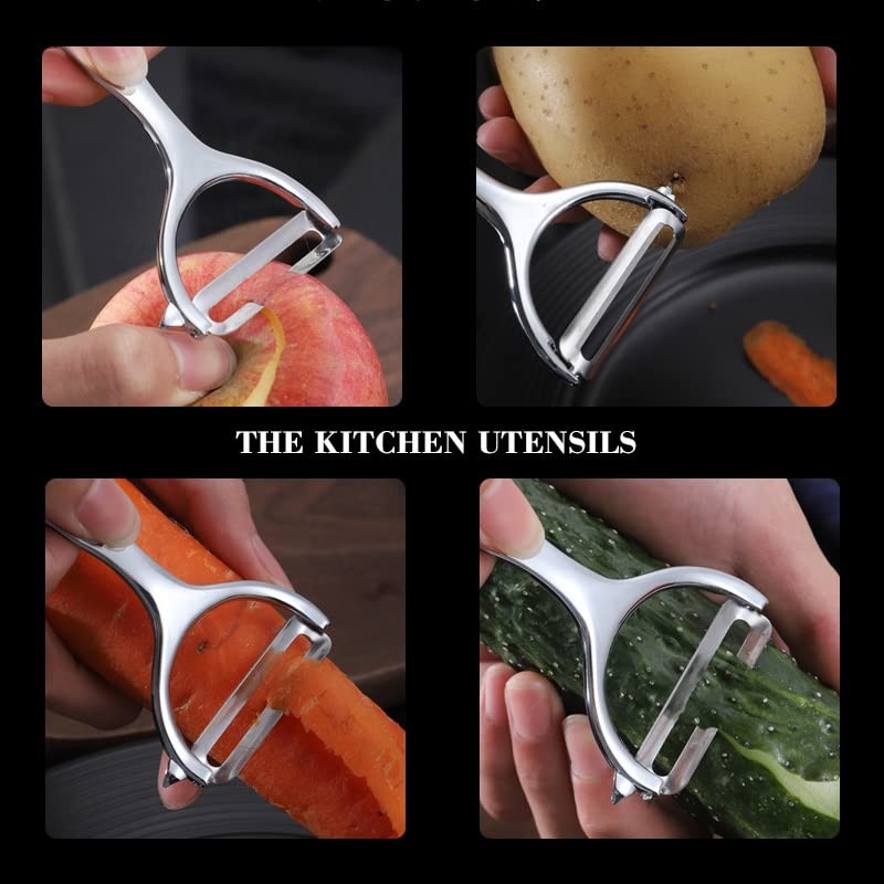 2Pcs peelers set, Vegetable peelers,Stainless Potato Peelers For Kitchen Use,Fruits