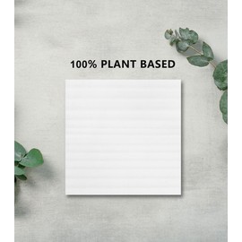 100% Compostable Packing Foam Sheets-KTOB 100 Pack 12”x 12”Eco Friendly Moving Supplies and Sustainable Packing Material for Fragile Items