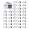 VANDESAIL 40 Pack Cat6A Keystone Jack Coupler RJ45 Female to