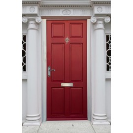 QCAA Solid Brass Mail Slot, with Solid Brass Interior Back Plate, 13" x 3.625", Satin Nickel, 1 Pack, Made in Taiwan