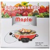 Maple Enjoy Suki Electric Hot Pot Shabu with Korean BBQ