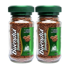 Buendia Instant Coffee Decaffeinated Coffee (2 Pack) 100% Colombian Coffee- Café 5.9 oz - Cafe Instantaneo Descafeinado Cafe Colombiano Colombian Coffee