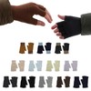 UNDERCONTROL Fingerless Knitted Typing Gloves Texting Unisex Half Short Stretchy