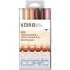Copic Ciao Markers 6 Pack - Skin