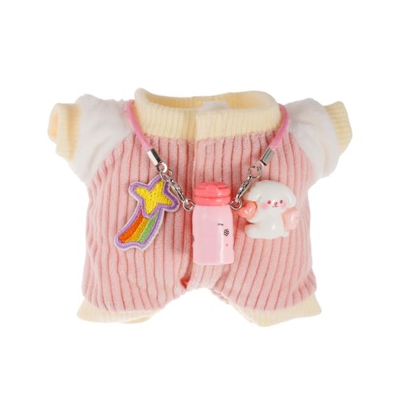 Clothes Accessories for 17cm Doll (Jumpsuit-Pink)