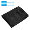 PATIKIL 4.9x3.3ft(150x100cm) Fabric Backdrop, Black Seamless Cloth Photo Background for
