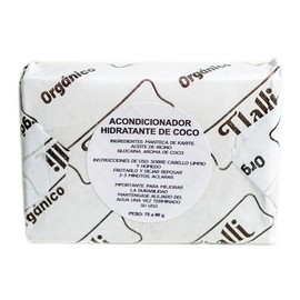 Acondicionador Sólido en Barra Natural con Coco,Tlalli. 80 gr.