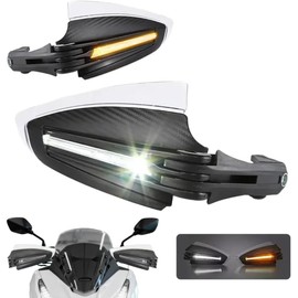 Protector Manos Cubre Puño Moto Universal, Handguard Luz Diurna Direccional