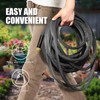 Non-Expandable Garden Hose 15feet, Water hose, Tough and Flexible, Lightweight,