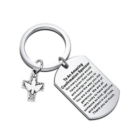 Confirmation Sponsor Gifts Keychain Sponser Gift Appreciation Key Chain To An Amazing Confirmation Sponsor Keychain (Confirmation Sponsor K CA)