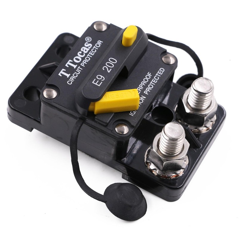 T Tocas Surface-Mount 200 Amp Double 3/8" Stud Circuit Breaker