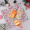 100 Pcs Christmas Wax Paper Sheets for Food,Decorative Parchment Paper