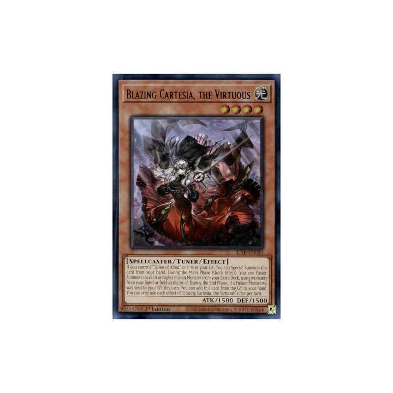 Blazing Cartesia, The Virtuous - BLTR-EN080 - Ultra Rare -