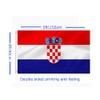 Large Croatia Flag, 3X5Ft Croatia Flags Banner Decor,English Indoor Outdoor