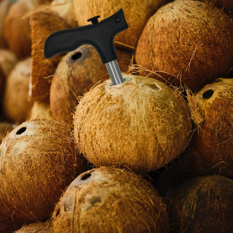 zhuohai Stainless Steel Coconut Opener Tool, Straw Hole Maker Safe