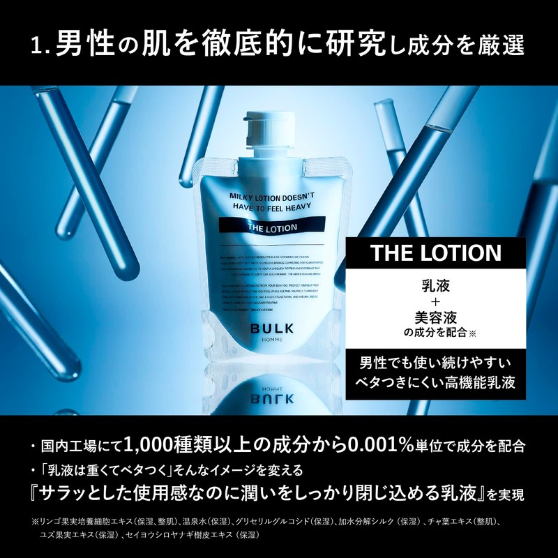 Bulk Homme Milky Lotion Men's 3.5 oz (100 g) +