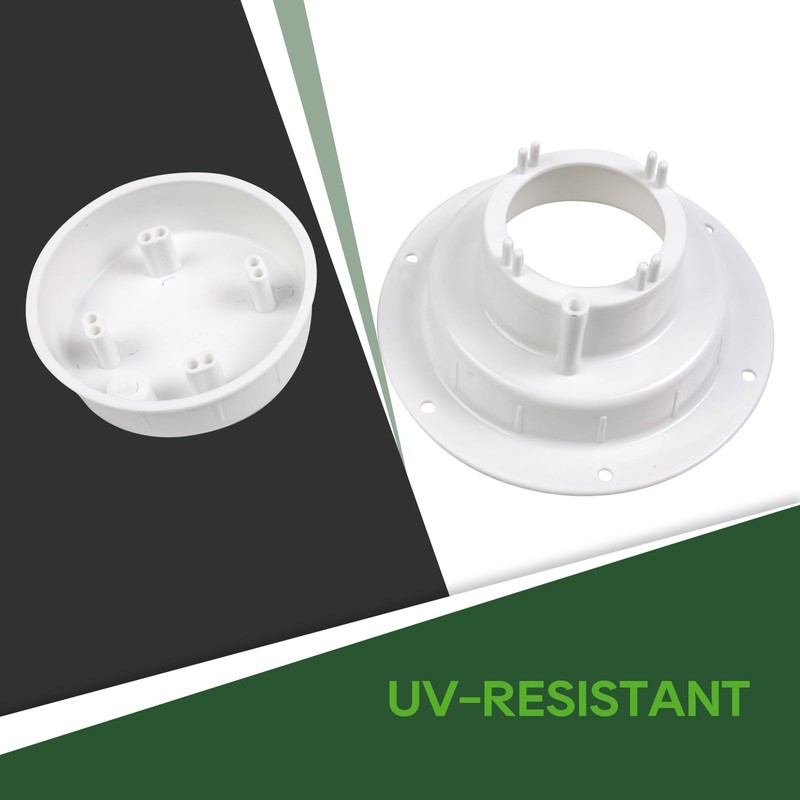 RVGUARD 2 Pack RV Vent Cap Kit with Screen, RV