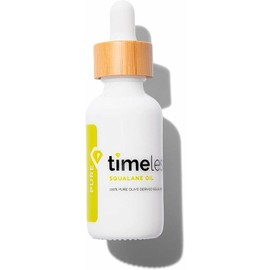 TIMELESS Aceite de Escualano 100% Puro 30 ml - aceite facial y corporal hidratante ligero derivado del aceite de oliva - skincare body oil para rostro, cuerpo y cabello
