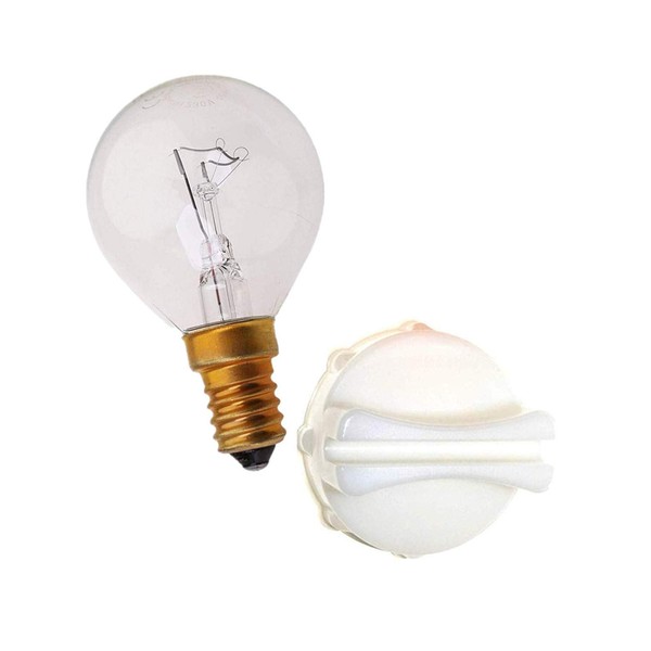 Find A Spare Oven Light Bulb 300c 40W E14 With Glass Lens Removal Tool For Bosch Neff Siemens