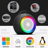 Computer Speakers for Desktop/PC/Laptop, USB Plug-N-Play Speakers with Dynamic RGB