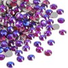 Beadsland 2880pcs Flat Back Crystal Rhinestones Round Gems for Nail