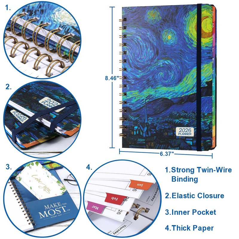 2026 Planner – Weekly ＆ Monthly Planner 2026, Jan.2026 -