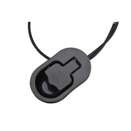 FR Metal Flapper Recliner Handle and Cable, 31", S Tip, 3 1/8" Exposed Wire