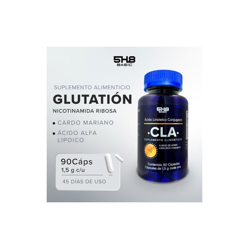 Cla Acido Linoleico Conjugado Puro 2000mg Capsulas Gelatina Blanda Origen