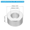 PATIKIL M8 Aluminum Spacer 5pcs Metal Spacer Aluminum Round 8.2mm