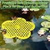 4 Pack Floating Bee Island 8.66 Inch Flower Floating Bee