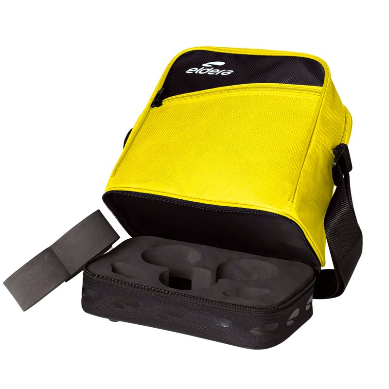 Line Shop Tasche für Boccia, 3 Kugeln, Eldera (Gelb)