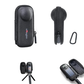 Insta360 X5 Storage Case, Mini Protective Case, Open Mouth Design, Easy Charging and Installing Selfie Stick Durable Drop Proof Shockproof Travel Protective Storage Bag Insta360 X5 Accessories