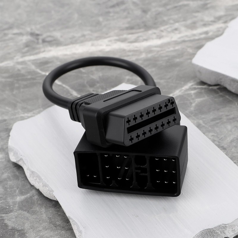 YINETTECH 22 Pin OBD1 to 16 Pin OBD2 Convertor Adapter