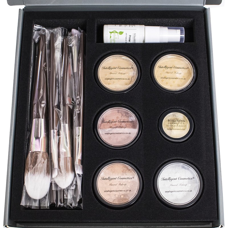 Mineral Makeup Set/Kit 17 Pieces - Loose Powder Minerals Complete