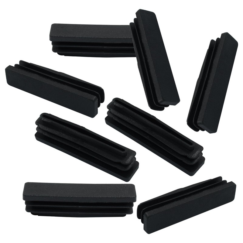 Kemcatui 20Pcs Rectangle End Caps, 2x2/5 Inch Rectangular Tubing Plugs