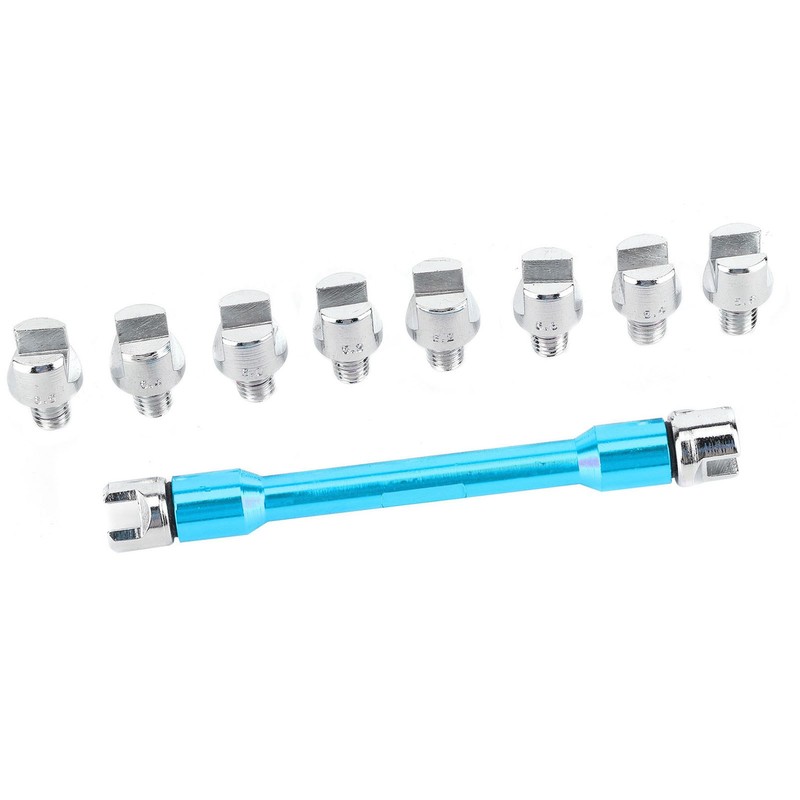 Motorcycle Spoke Wrench CNC Spanner Set 5.0‑6.8 Length 93mm/3.7in for