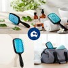 Bluelander Cepillo para Cabello Antinudos con Mango Ergonómico, Cepillado Sin