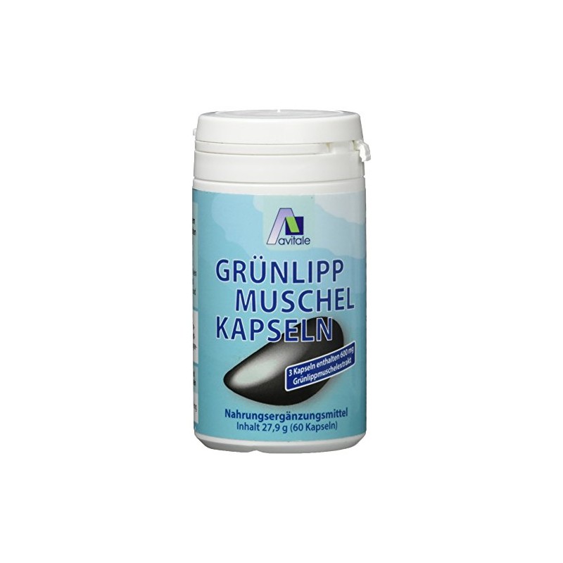 Avitale Green-Lipped Mussel Vegi Capsules Pack of 60 – Pack