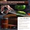 Rolling Knife Sharpener Tool Kit - Effortlessly Sharpen Blades with