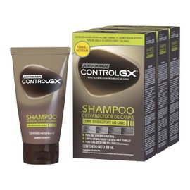 Just for Men Control Gx Shampoo Desvanecedor Progresivo De Canas, Paquete de 3, 118ml                                                                 