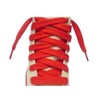 Flat Shoelaces 3/8" Wide Tubular Braided - 63 Inch Red